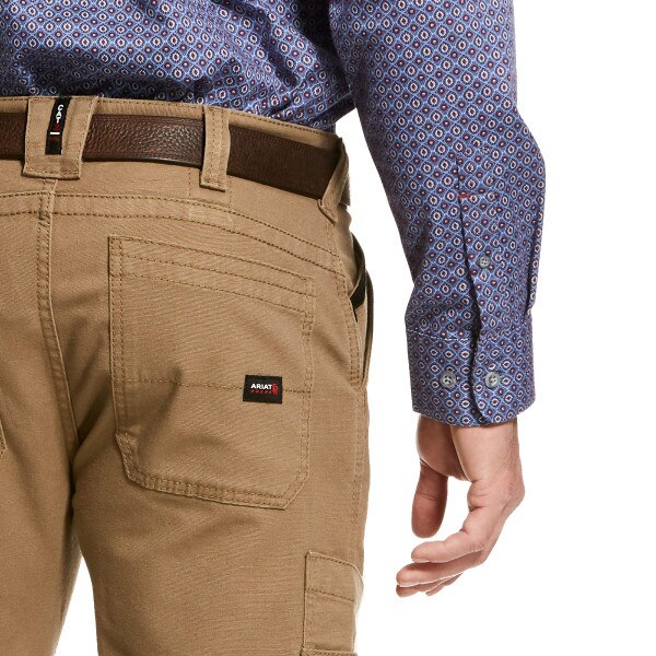 Ariat FR M5 Straight Stretch DuraLight Canvas Stackable Straight Leg Khaki Pant